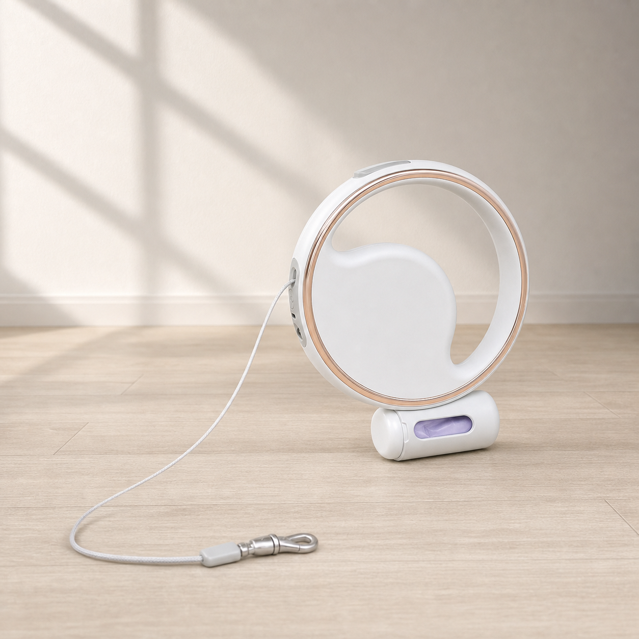 Lifestyle image - Automatic Lighting Retractable Dog Leash