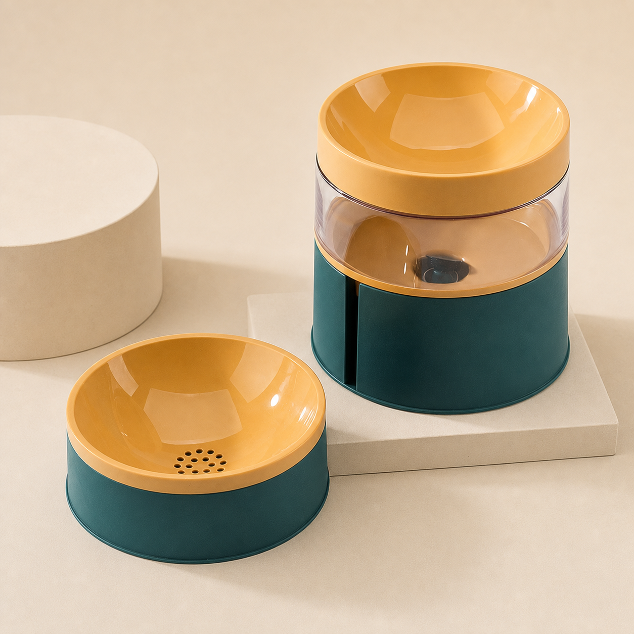 Pawra Duo Bowl on a beige studio background