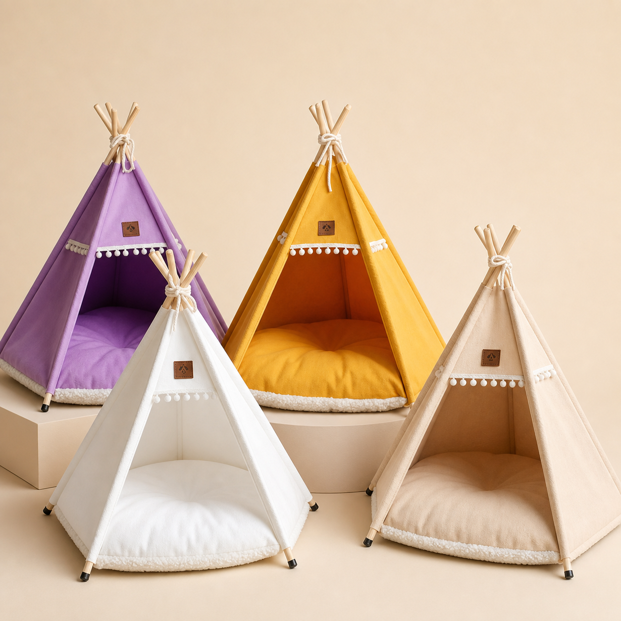 The Hideaway on a beige studio background